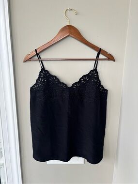 Express Black Lace-Trim Cami Tank Top size xs New with tags